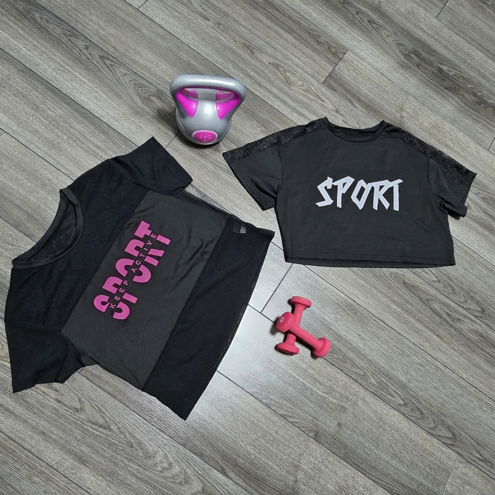 ✨️3 For $30✨️Sport Cropped Tops 2x (M)